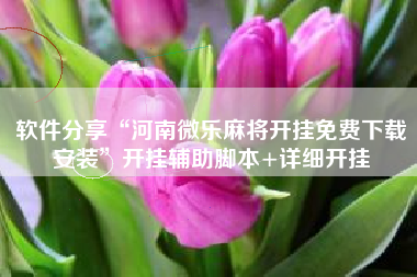 软件分享“河南微乐麻将开挂免费下载安装”开挂辅助脚本+详细开挂